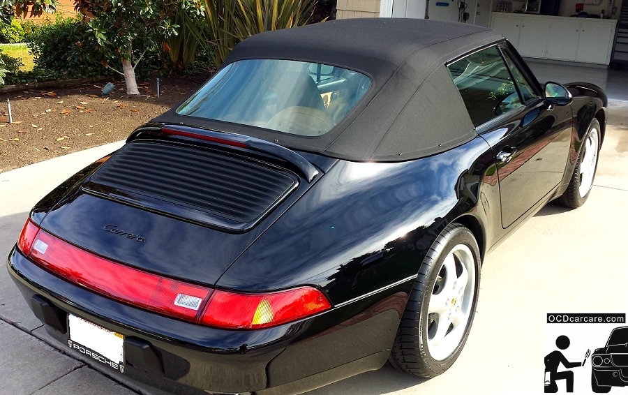 OCDCarCare - Detailing Pasadena Ca - 1995 Porsche Carrera - Rear 3-4 - CQuartz Finest