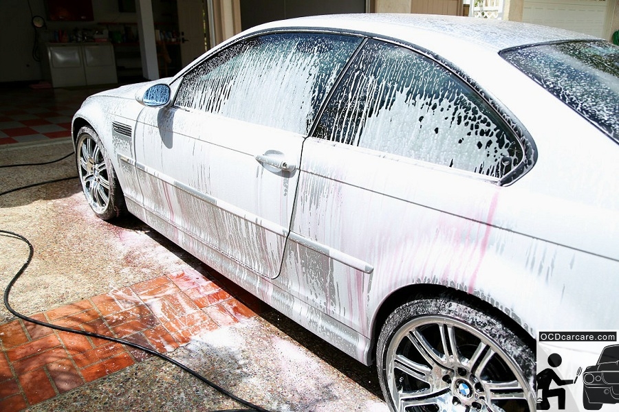 More Shots of the E46 iron removal before a Two Phase Paint Correction. BMW E46 - Full Paint Correction Detail & Cquartz FINEST Ceramic Protective Paint Coating - Ferrous Iron Removal - Iron X