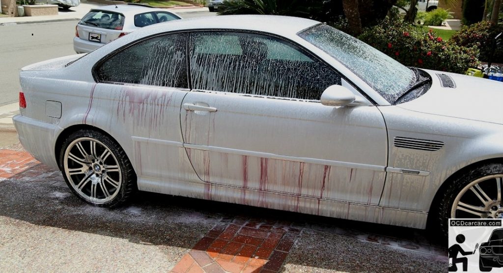 The 2002 M3 was decontaminated with Iron-X, a ferrous iron removal to provide additional gloss before CQuartz FINEST. BMW E46 - Full Paint Correction Detail & Cquartz FINEST Ceramic Protective Paint Coating - Ferrous Iron Removal - Iron X