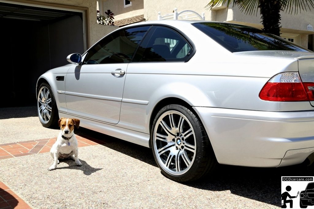 Walter, of OCDCarCare, gave his approval and proudly posed with this beauty. BMW E46 - Cquartz FINEST Ceramic Protective Paint Coating - Walter Approves