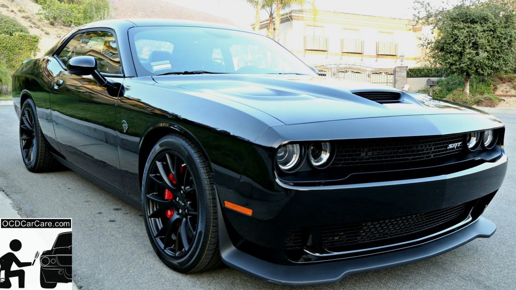 Challenger Hellcat CQuartz FInest Glass Paint Coating Detailing in Los Angeles, San Gabriel Valley, & Pasadena