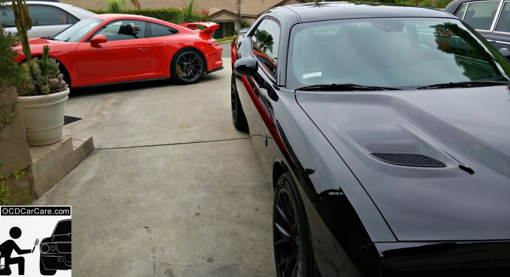 Challenger Hellcat CQuartz Finest Detailing Los Angeles & Pasadena - Protective Glass Paint Coating - Modesta, Opti Coat & Ceramic Pro