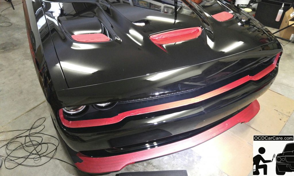 Challenger Hellcat CQuartz Finest Detailing in Los Angeles & Pasadena - Glass Paint Coating - CarPro, Meguiars, Rupes