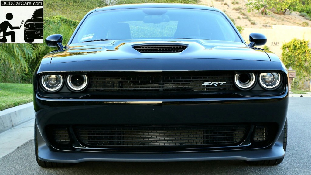 Challenger Hellcat CQuartz Finest Detailing in Los Angeles & Pasadena - Glass Paint Coating - Modesta, Opti Coat & Ceramic Pro