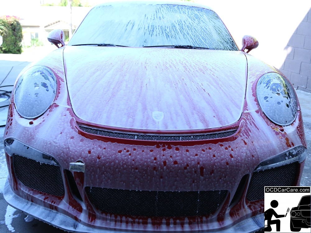Porsche GT3 - Foam Bath & Decontamination - Proper Car Wash Technique - Los Angeles Detailing