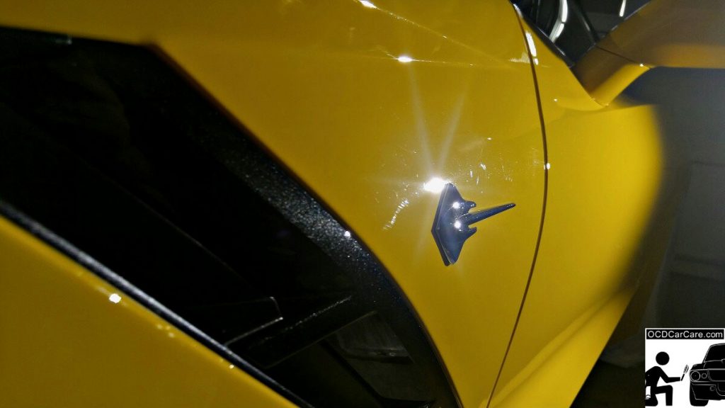 OCDCarCare demonstrates paint defects on this brand new 2016 Corvette C7 Stingray Z51.