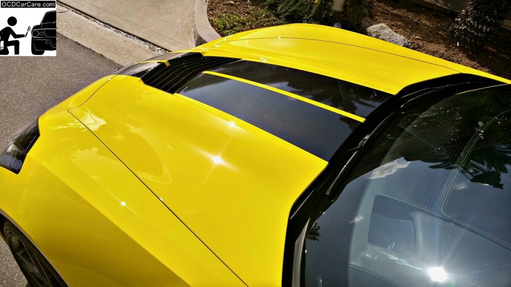 Sun Bursts on the Corvette C7 Stingray Z51 show the true value of Paint Correction & Glass Coating..