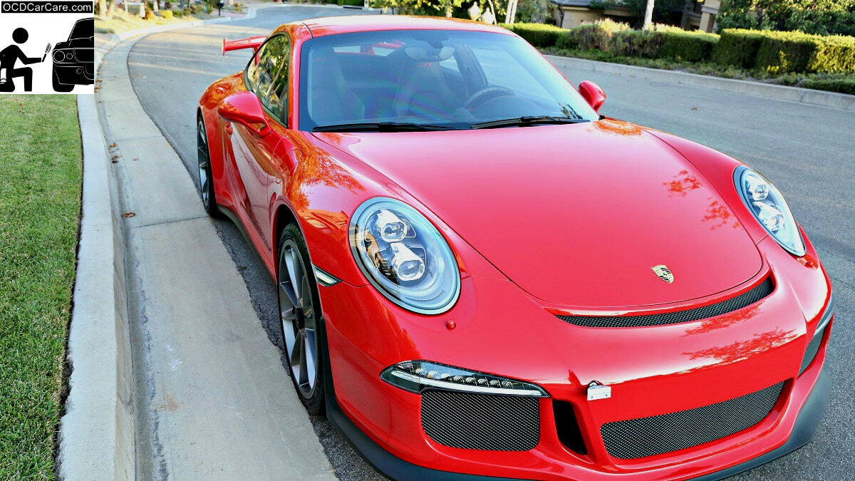 Porsche GT3 - CQuartz Finest Detailing in Los Angeles - Gloss, Clarity, Definition of Reflection