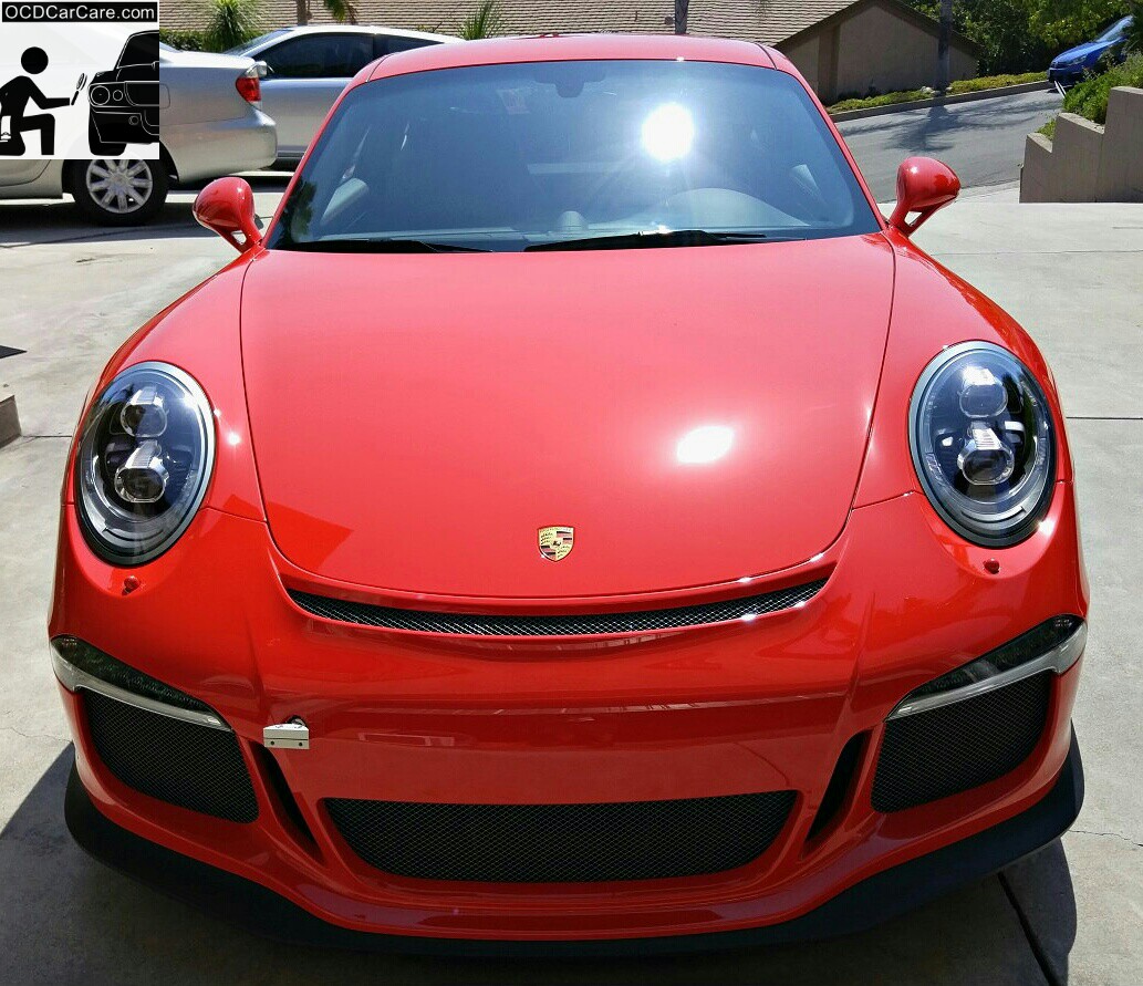 Porsche GT3 - CQuartz Finest Detailing in Los Angeles - Sun Shots - Ceramic Protective Coating