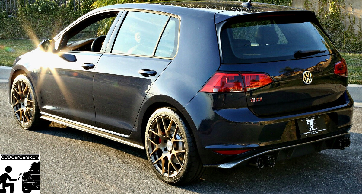 OCDCarCare.com - VW Golf GTI - CQuartz Finest Paint Coating Sun Shots - Los Angeles Detailing