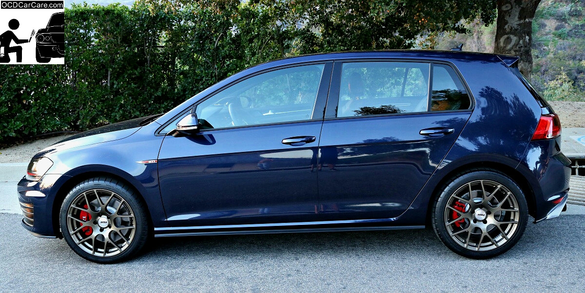 OCDCarCare Los Angeles shows off gloss reflections on this 2016 VW GTI.