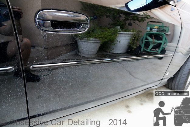 2006 Cadillac CTS - Hard water spots before full two step paint correction with Rupes 21, M100, and M205 - www.ocdcarcare.com