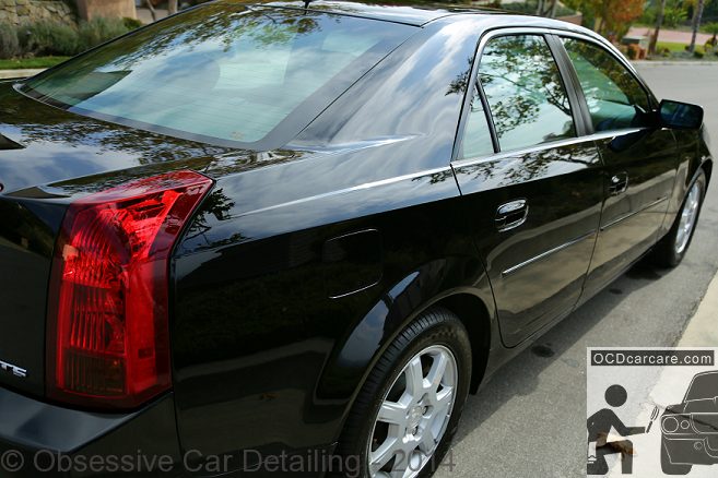 2006 Cadillac CTS - after full paint correction, swirl mark removal and type 2 hard water spot removal