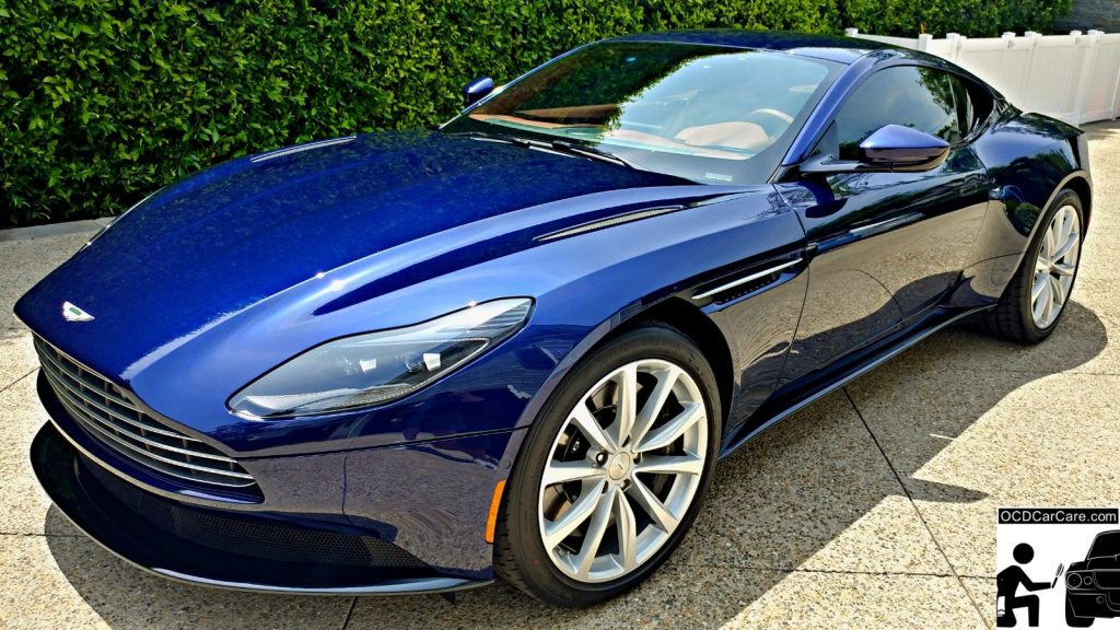 This Aston Martin DB11 was Paint Corrected and Ceramic Coated from skills learned at OCDCarCare Los Angeles Detailing Training Courses.