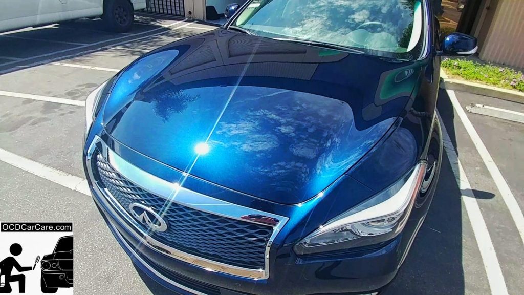 This Infinity Q70 Reflects everything in sight with insane gloss after OCDCarCare Long Beach Paint Correction & FeynLab Ceramic Nano Pro Coating Service