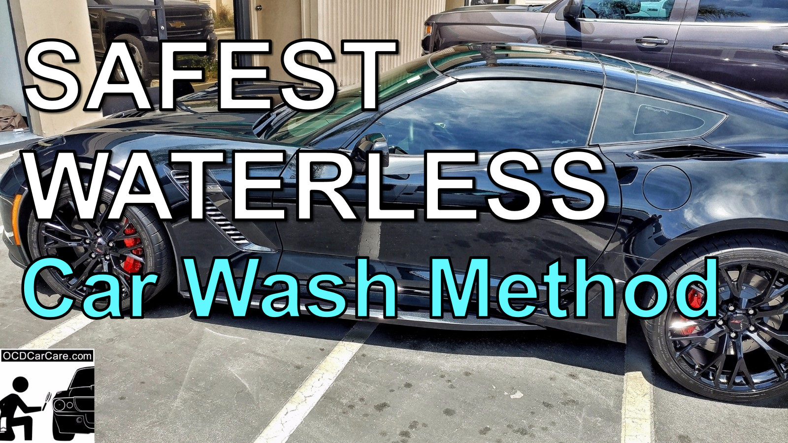 Best & Safest Waterless Car Wash technique in auto detailing and car care, courtesy of OCDCarCare Los Angeles